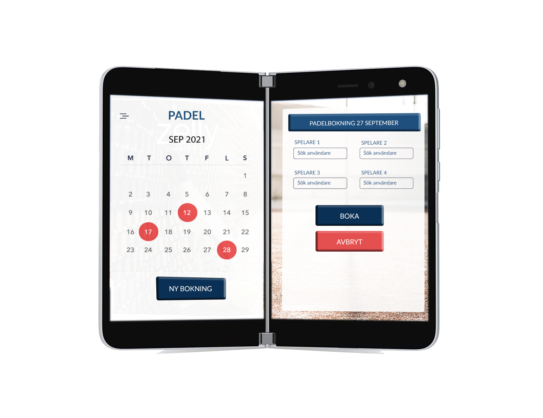Padelapp-boka